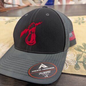 Jake's electric Pacific headwear flexfit fitted hat